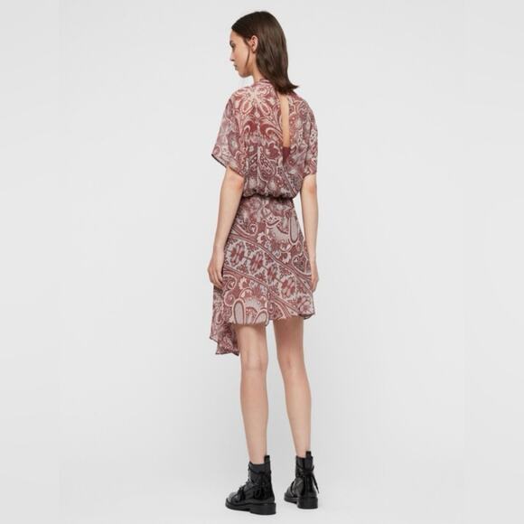 All Saints Giulia Scarf Dress Size S - Picture 4 of 12